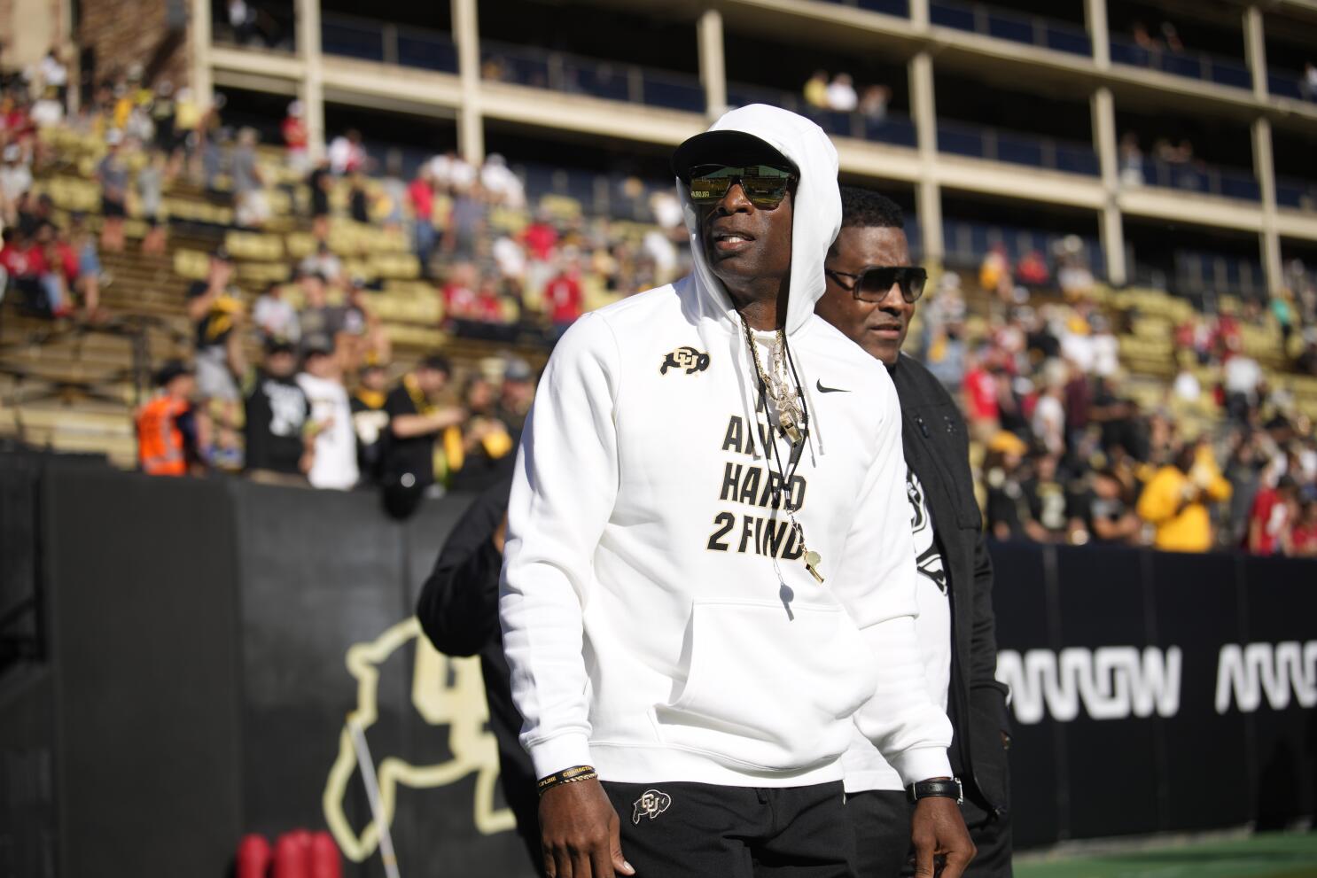 Colorado St coach pokes at Deion Sanders for wearing hat