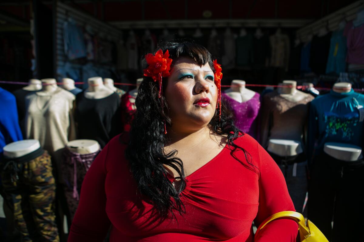 Gabriela Ruiz at the Plaza del Valle Market in Panorama City.