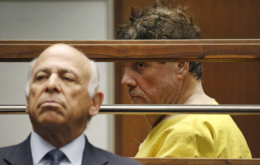 Dr. George Tyndall appeared in the Los Angeles County Superior Court of Judge Teresa Sullivan in July with his attorney Leonard B. Levine, left, for a bail review hearing. The state Legislature has acted on bills addressing the sex abuse allegations.
