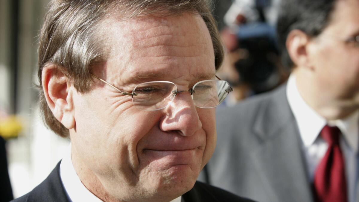 Michael Ovitz arrives at Chancery Court in Georgetown, Del., on Oct. 26, 2004.