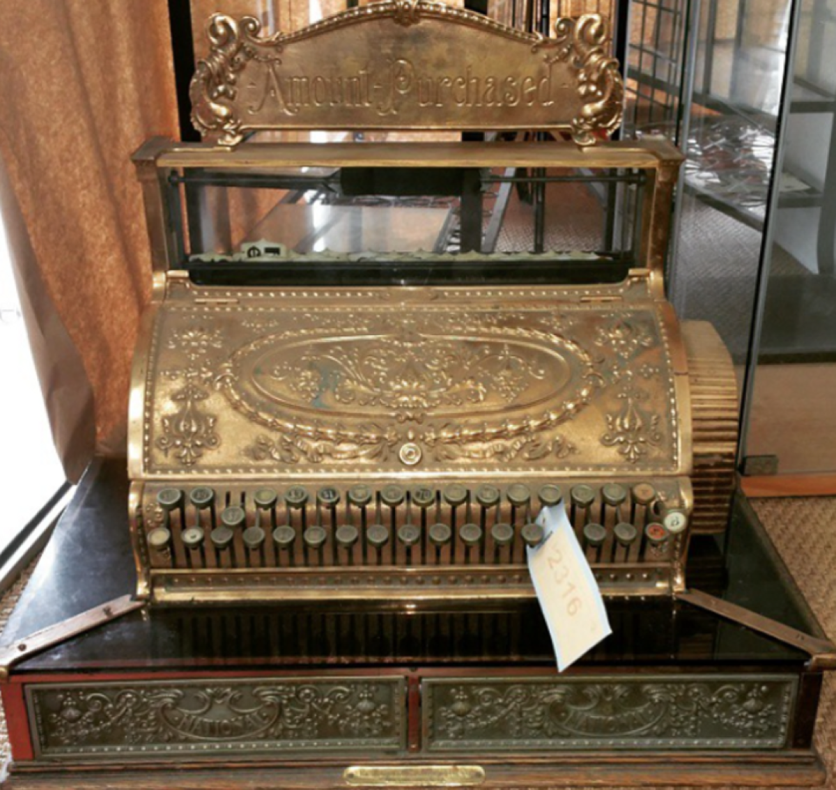 Antique cash register