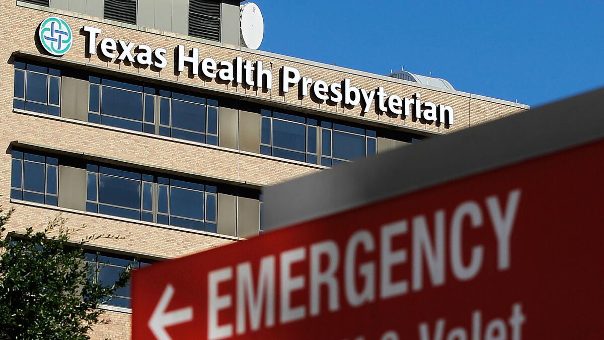 Texas Health Presbyterian Hospital in Dallas, where two nurses have been infected with Ebola.