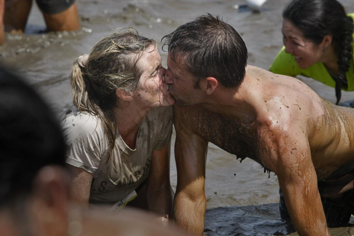 A muddy kiss