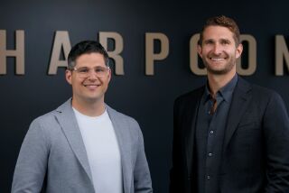 Harpoon Ventures co-founders and ex-Service men William Allen, left, and Larsen Jensen.