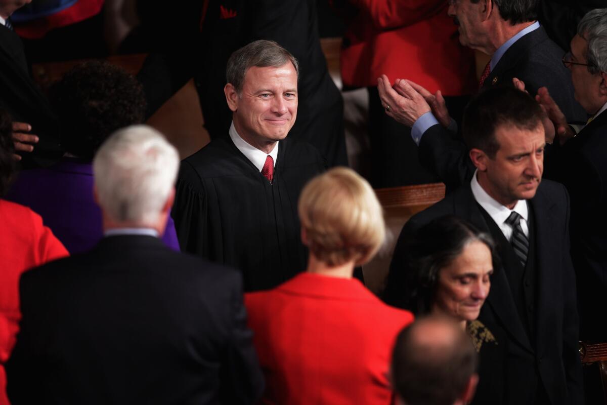Will he have the last word on Halbig? Chief Justice John Roberts, seen here attending the 2014 State of the Union address.