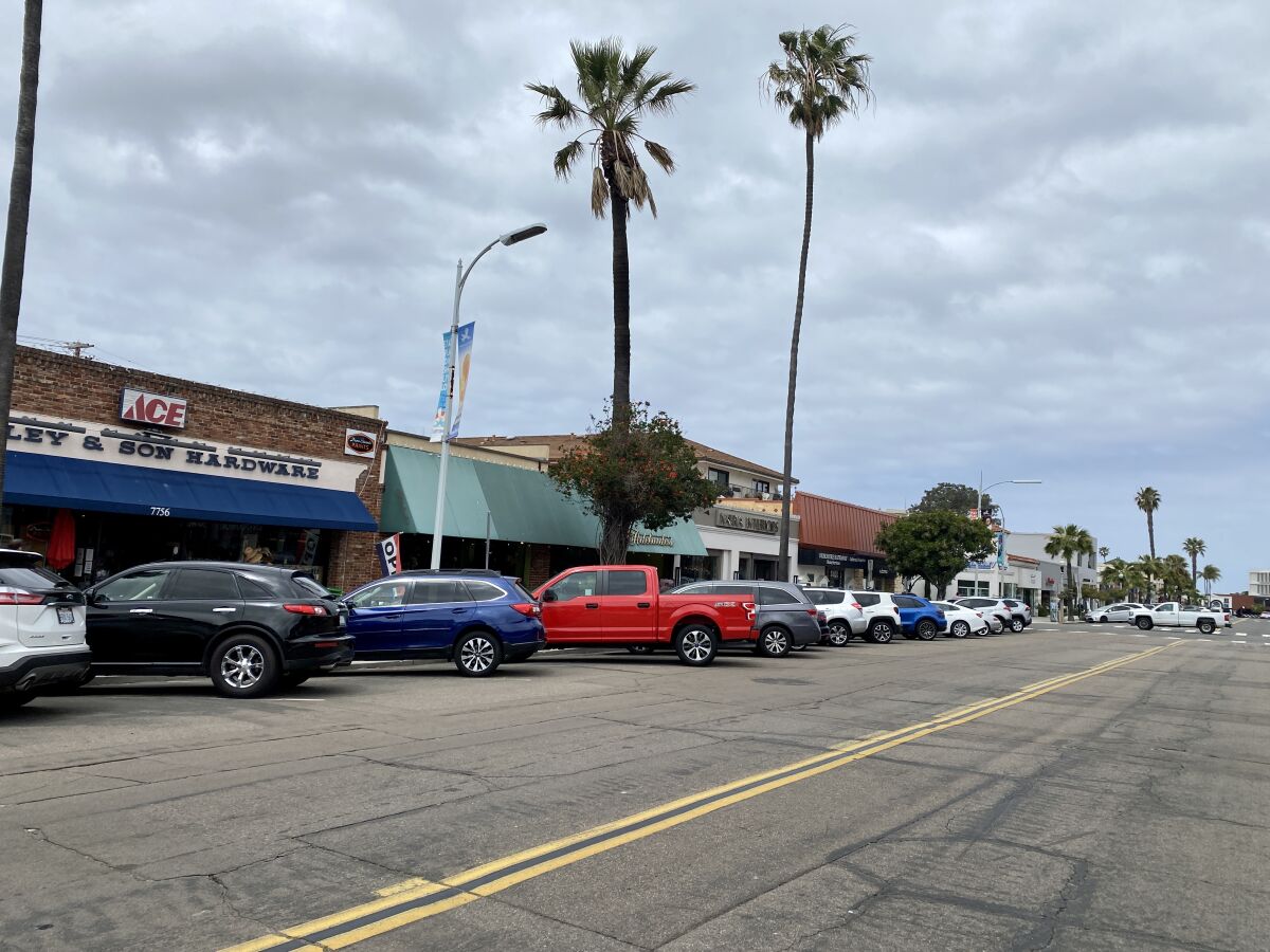 The La Jolla Coastal Access and Parking Board is considering communicating Village on-street parking availability on signage.