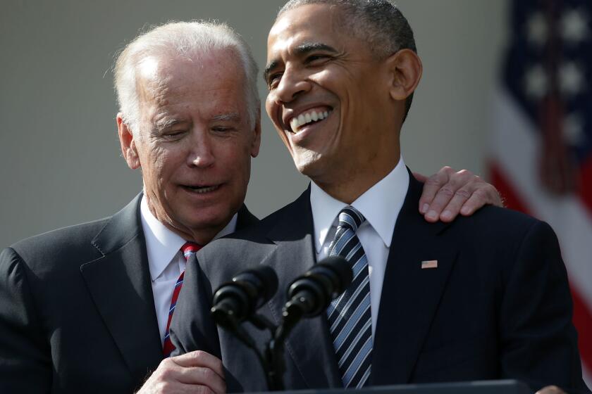 The bromance between President Obama and Vice President Biden was a 2016 high point.