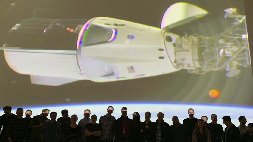 Spacex Crew Dragon Capsule Successfully Docks With Space