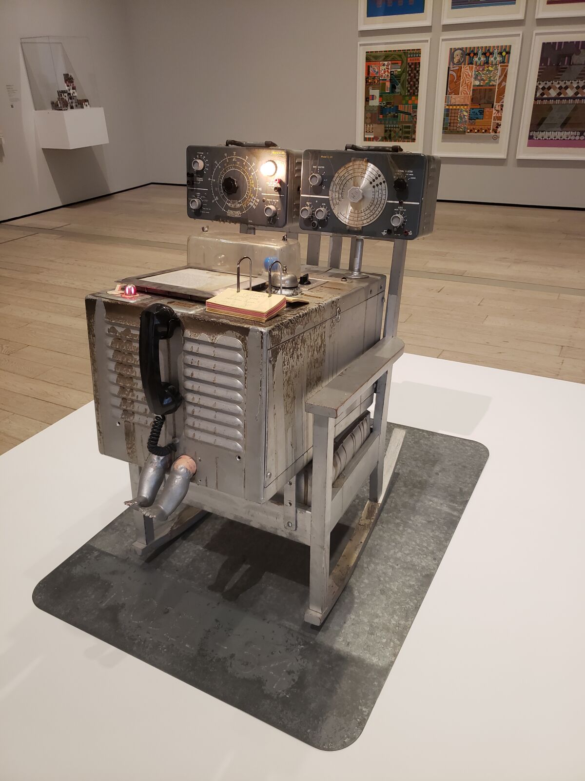 Edward Kienholz, “The Friendly Grey Computer – Star Gauge Model #54," 1965; mixed media