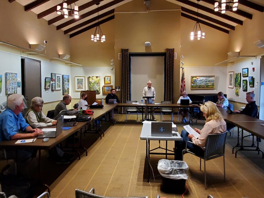 The La Jolla Parks & Beaches board meets at the La Jolla/Riford Library on May 23 — its first in-person meeting in two years.