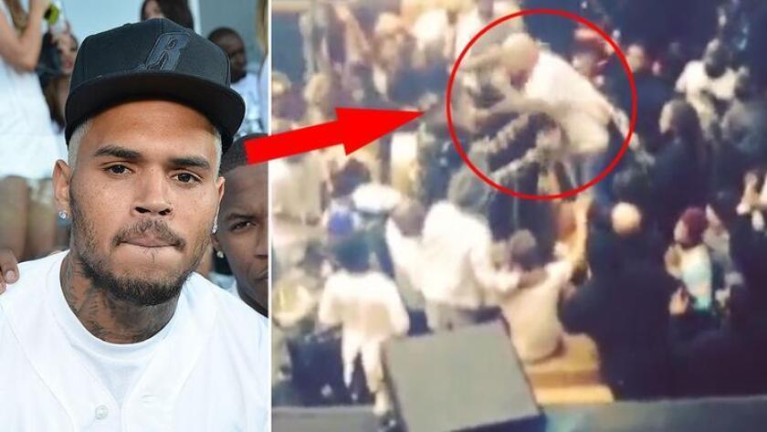 Chris Brown escapes San Jose nightclub after shooting. (/ Radaronline.com)