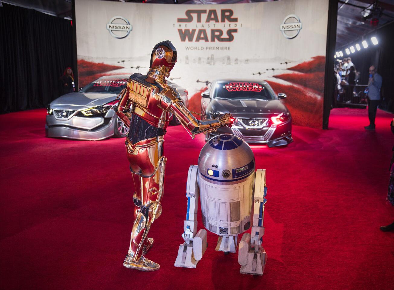 IMAGE DISTRIBUTED FOR NISSAN - Andy Serkis arrives at the World Premiere of Stars Wars The Last Jedi where film partner Nissan showcased their interpretation of character vehicles on Saturday, Dec. 9, 2017 in Los Angeles. (Photo by Colin Young-Wolff/Invision for Nissan/AP Images)