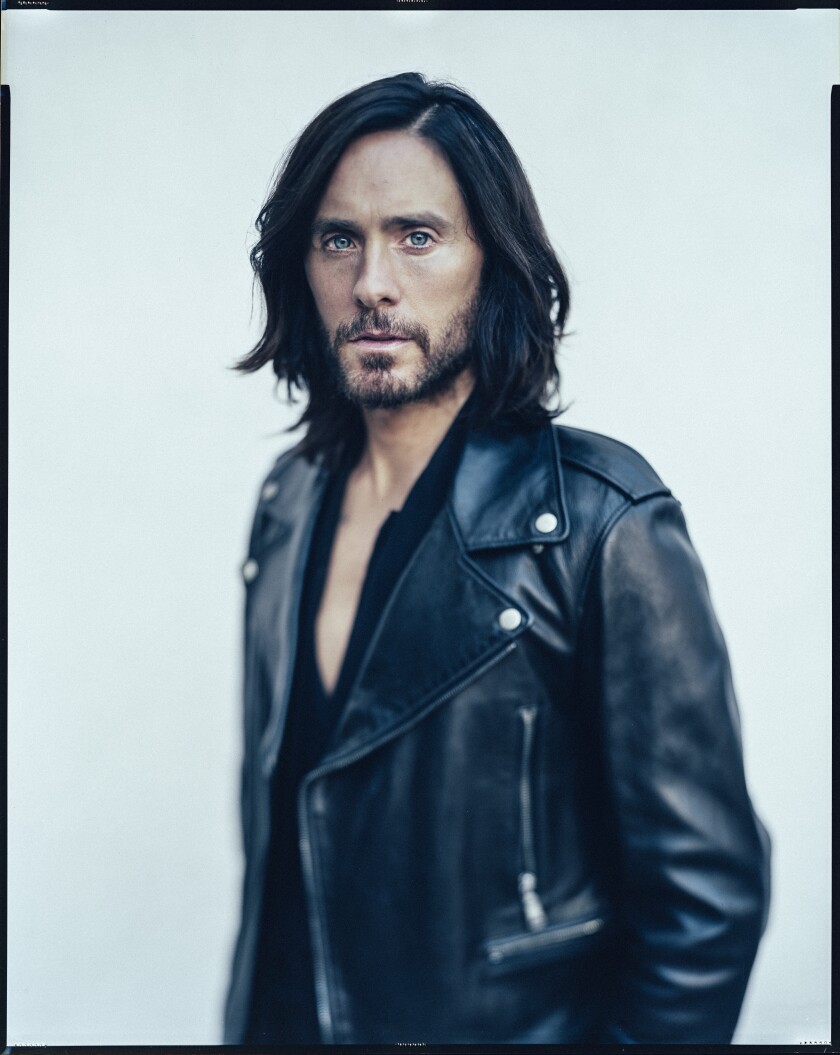 Oscar winning actor Jared Leto is photographed at home