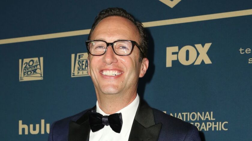Fox Entertainment Chief Executive Charlie Collier attends the Fox Golden Globe Awards viewing party at the Beverly Hilton Hotel last month.
