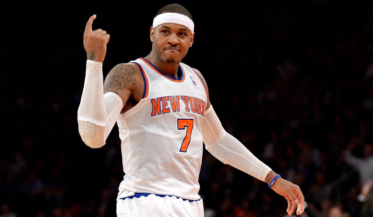 All-Star forward Carmelo Anthony could re-sign with the New York Knicks for as much as $130 million, although terms of the deal have not been announced.