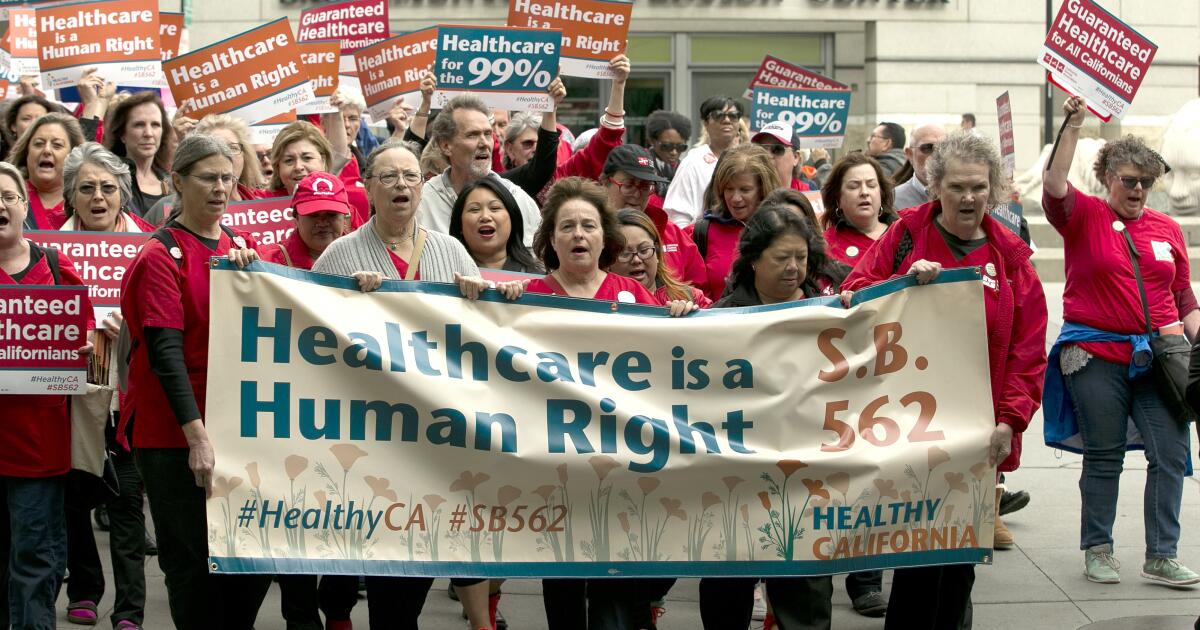 Single-payer healthcare meets its destiny once more amid California finances deficit