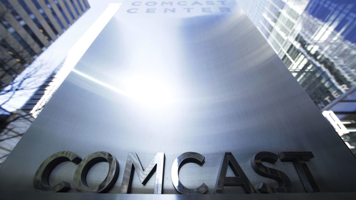 Shares of Comcast Corp., based in Philadelphia, tumbled nearly 6% Monday — as investors reacted by concluding that Comcast dramatically overpaid for London-based Sky TV.
