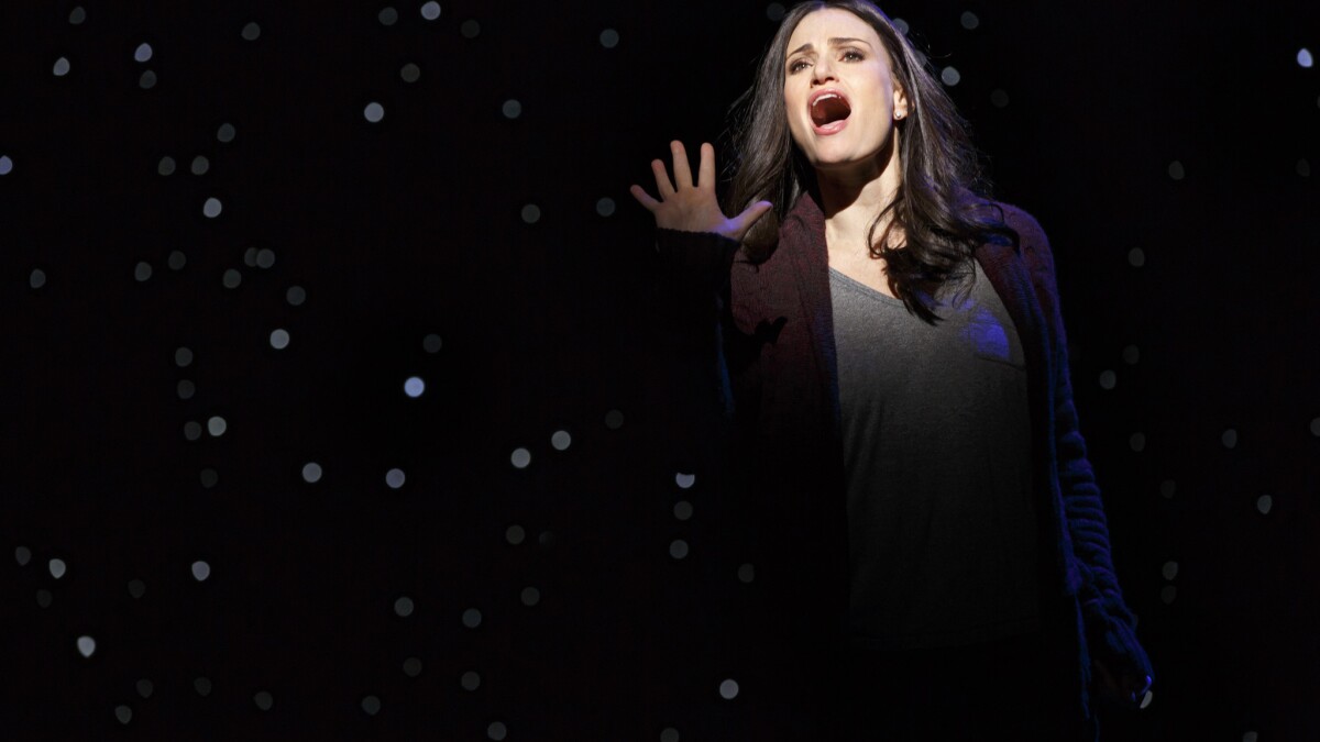 Review Idina Menzel Is Radiant In The Flawed If Then At The