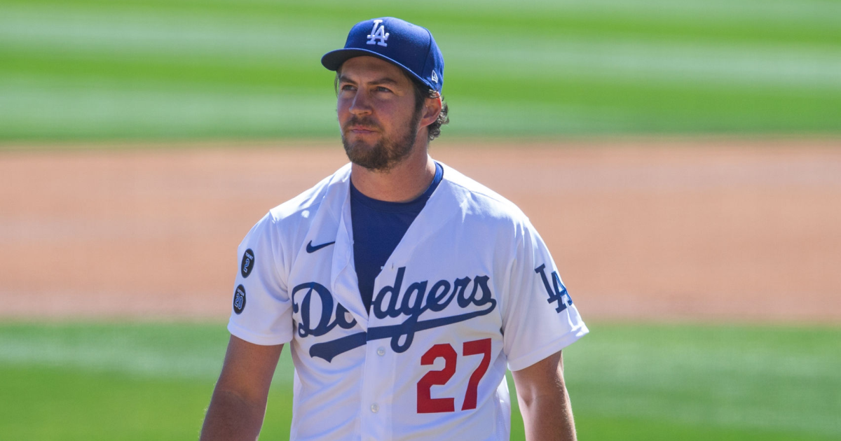 LA Dodgers cut pitcher Trevor Bauer after his suspension was reduced : NPR