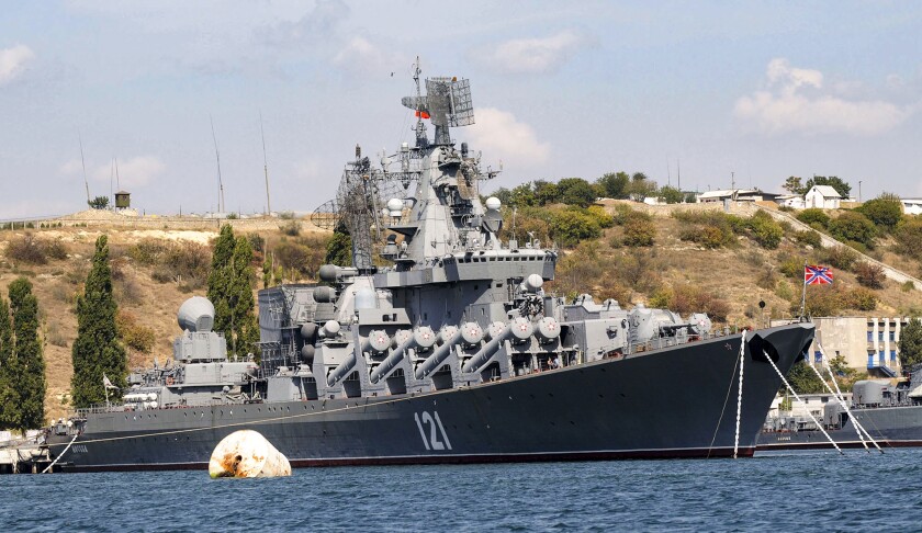 Russian missile cruiser Moskva