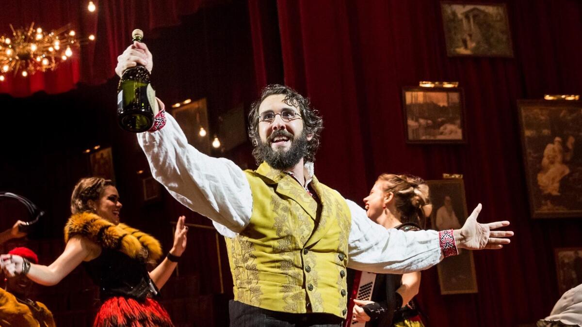 Josh Groban in “Natasha, Pierre & the Great Comet of 1812.”