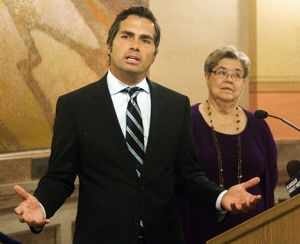 Independent candidate Greg Orman is now the main challenger to incumbent Republican Sen. Pat Roberts in Kansas.