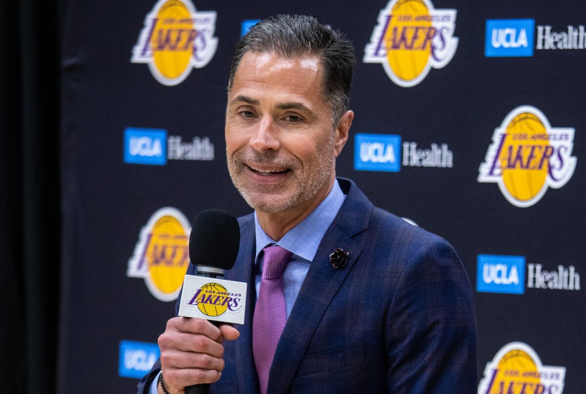 Lakers general manager Rob Pelinka agrees to four-year contract extension -  Los Angeles Times