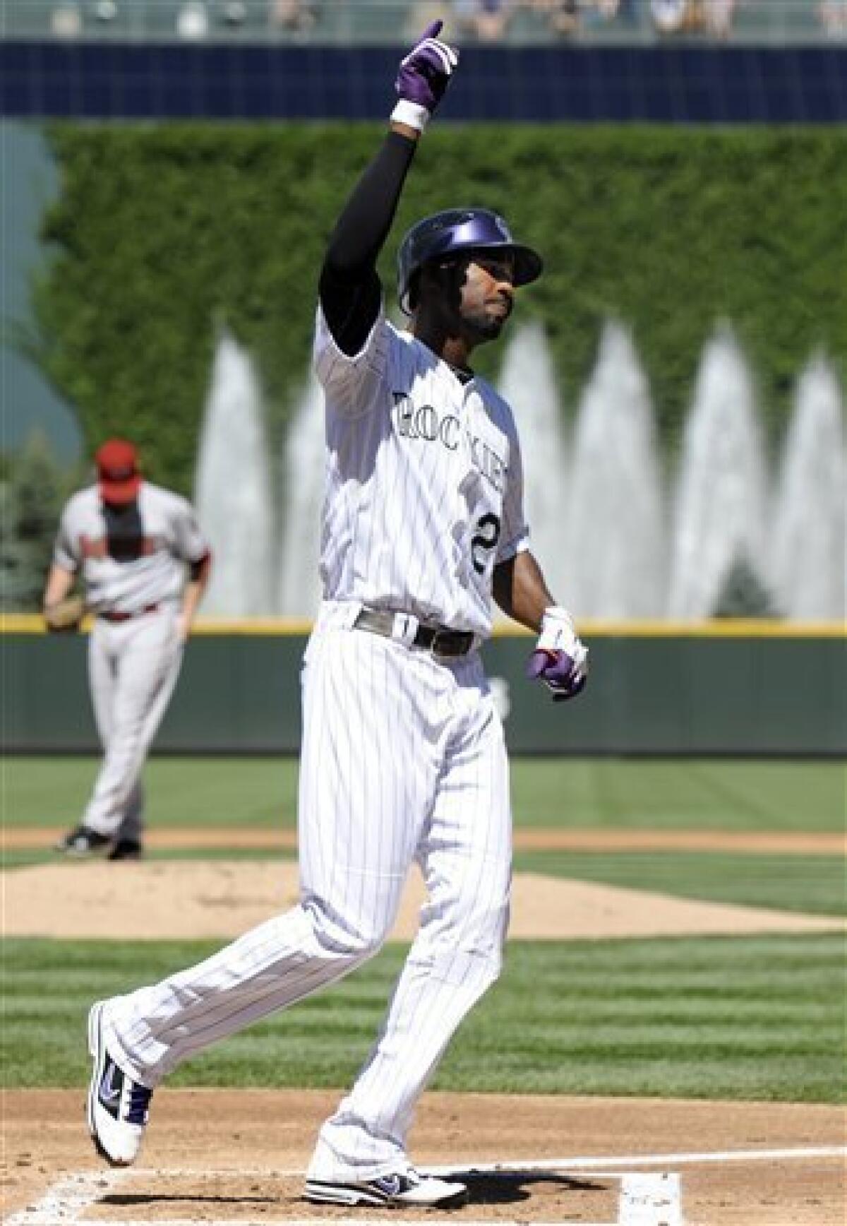 DENVER, CO - JUNE 29: Colorado Rockies center fielder Yonathan