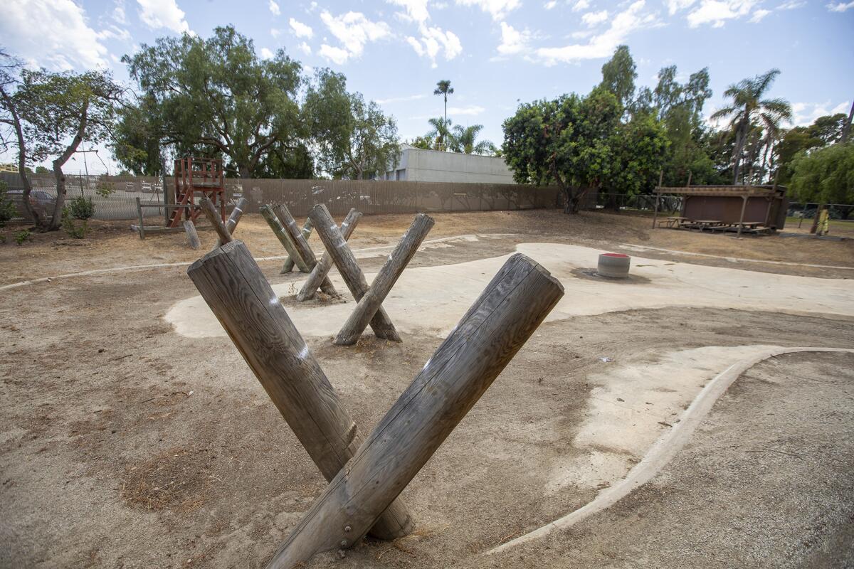  Huntington Beach's Adventure Playground, seen June 22, 2022, will remain closed due to the state water conservation orders.