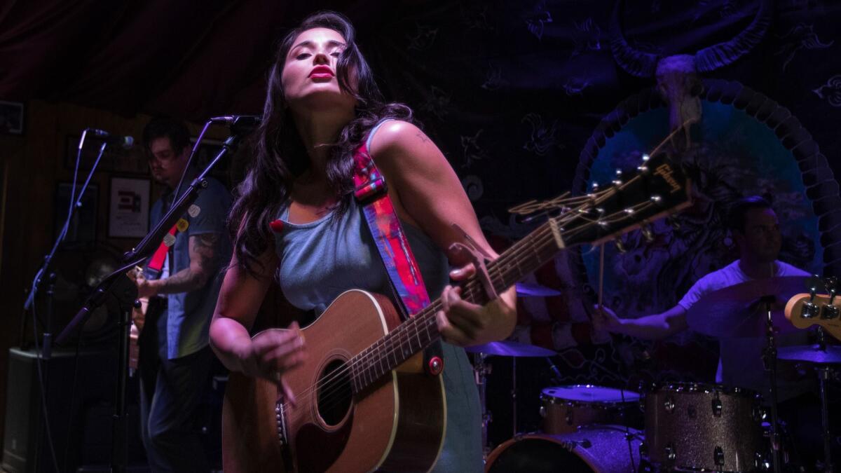 Country singer and songwriter Jade Jackson performs at Pappy & Harriet's in Pioneertown, Calif. Her album 'Wilderness' is expected in June.