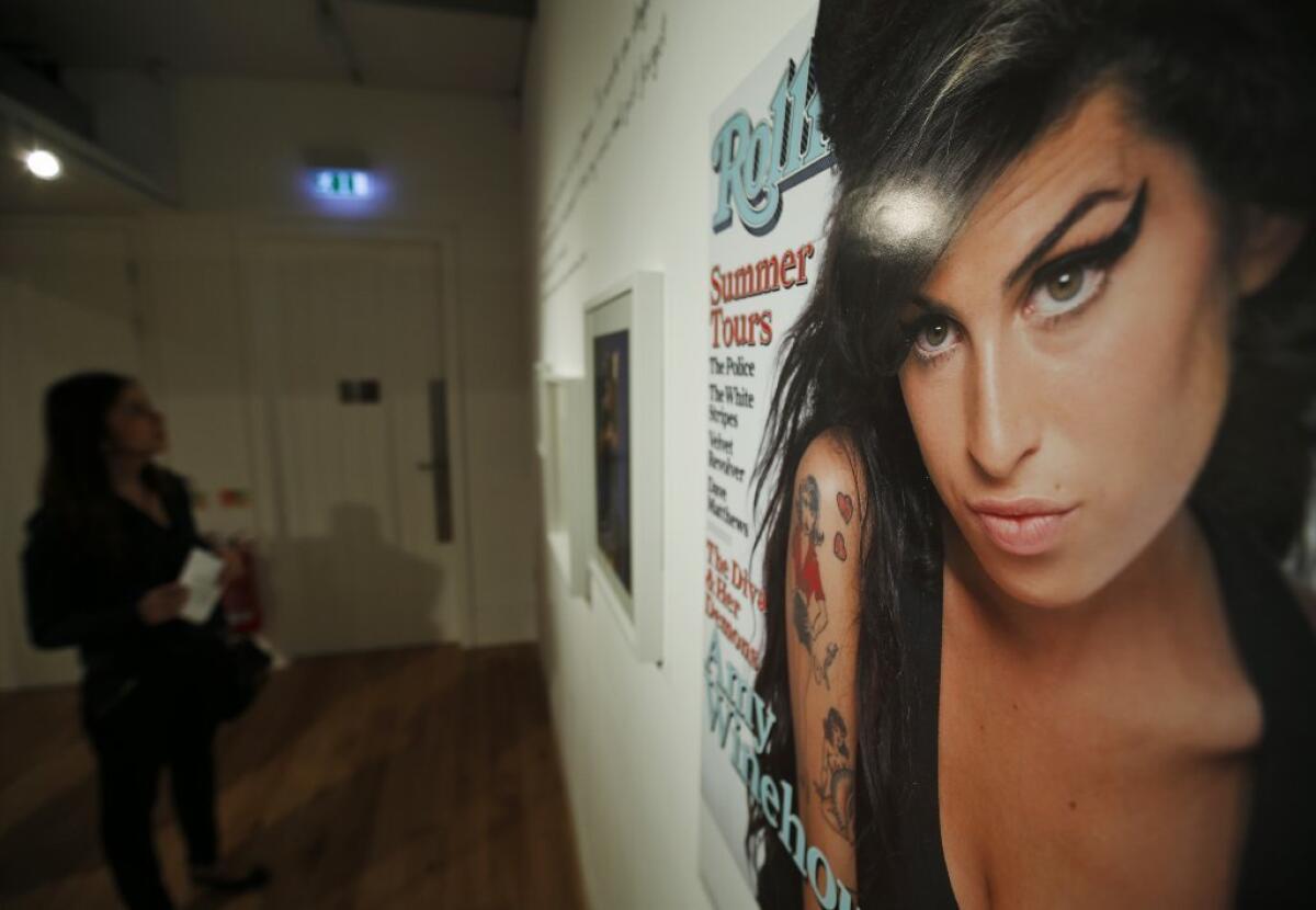 An exhibition entitled "Amy Winehouse: A Family Portrait" is scheduled to run through Sept. 15 at London's Jewish Museum.