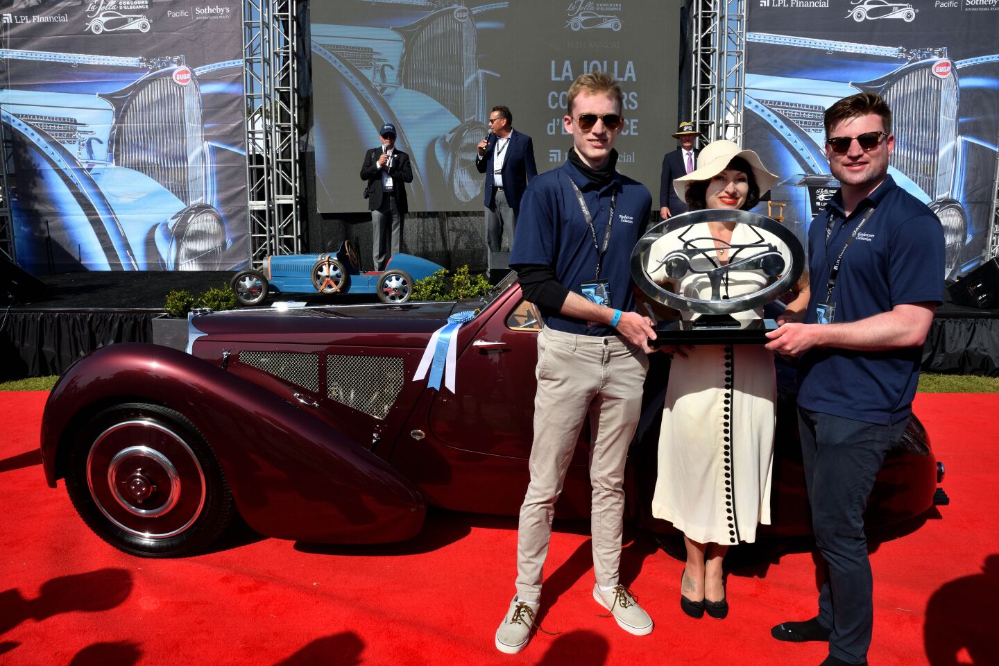 2022 Best in Show winner: 1931 Bugatti Type 51 Louis Dubos Coupe (from the Nethercutt Collection)