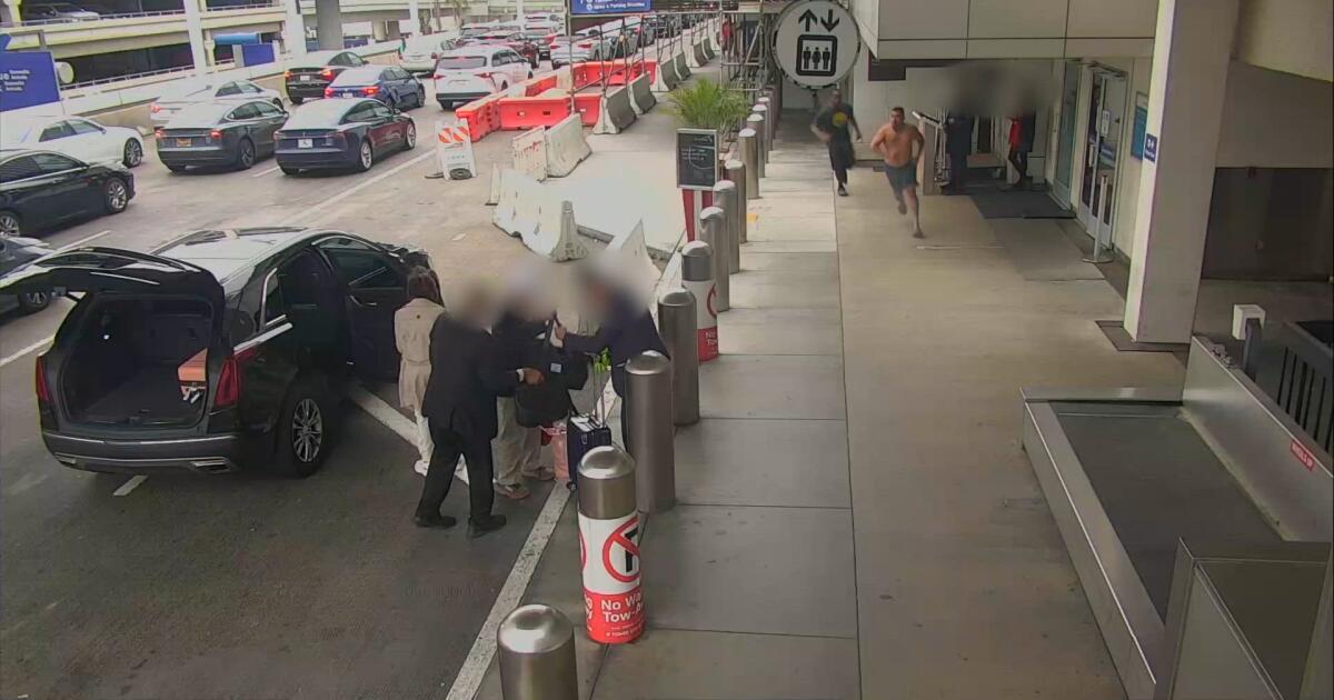 Arrest made after woman knocked unconscious in LAX road rage fight