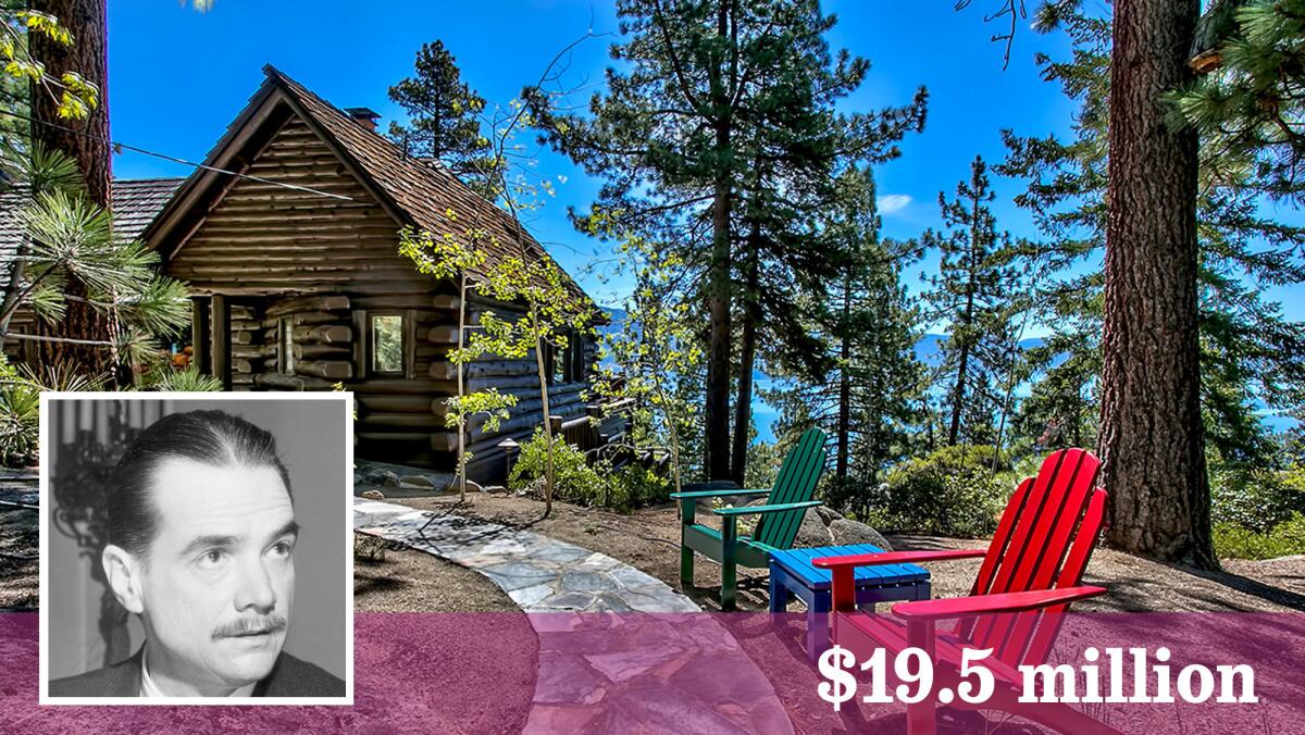 Summertide, once owned by Howard Hughes, is for sale along Lake Tahoe's Crystal Bay.