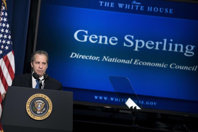 National Economic Council Director Gene Sperling at a January event.