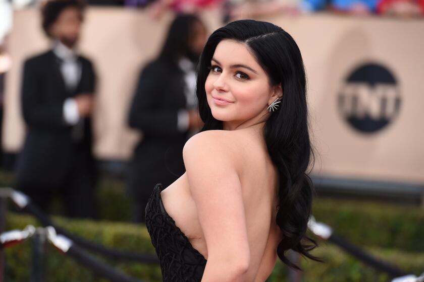 Actress Ariel Winter arrives at the 22nd Screen Actors Guild Awards.