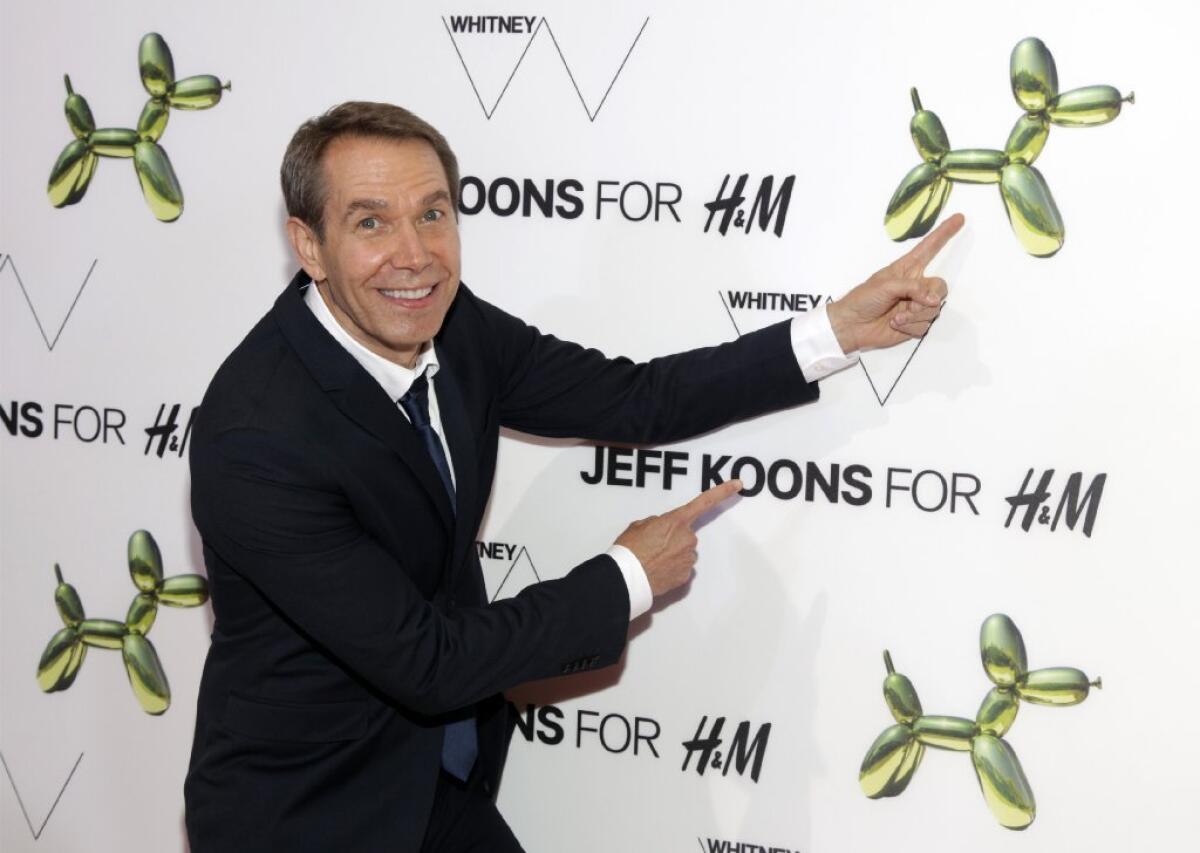 Artist Jeff Koons is still making the critics batty with work that appears to be as much about money as it is about art.