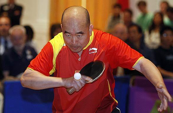 Chinese champion Laing Geliang