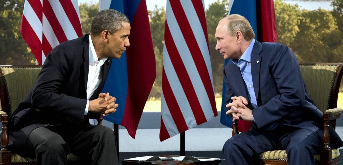 President Obama meets with Russian President Vladimir Putin in Enniskillen, Northern Ireland, site of the G-8 talks, where they discussed Syria.