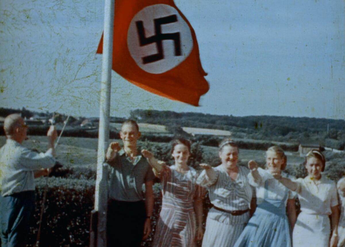 Hitler Youth are seen in an archival image from the “Final Account” documentary