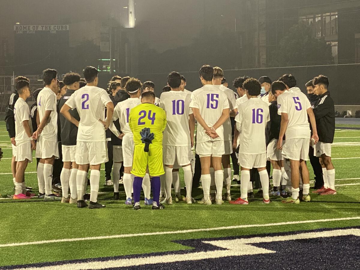 Cathedral's soccer team defeated Loyola 3-1.