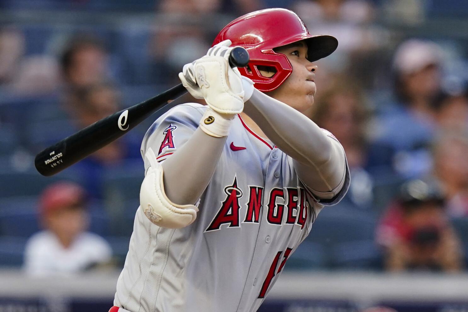 Angels' Shohei Ohtani becomes first pitcher since Babe Ruth to start game  while leading MLB in homers