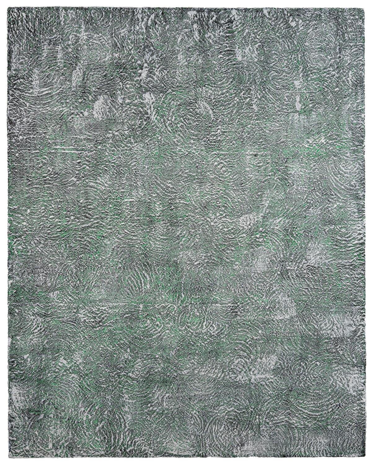 green-gray textured artwork 