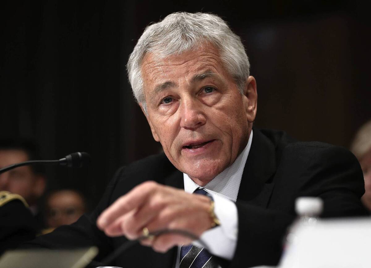 Defense Secretary Chuck Hagel says that while Pentagon workers' furloughs were briefer than expected, mandatory budget cuts had "seriously reduced military readiness" by forcing cuts in military maintenance and training.