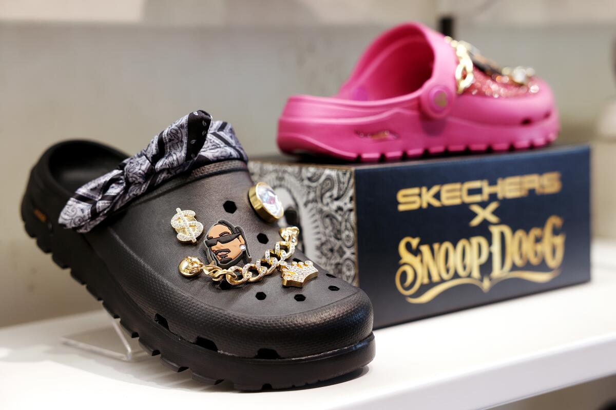 Skechers and Snoop Dogg collaborated on shoes.