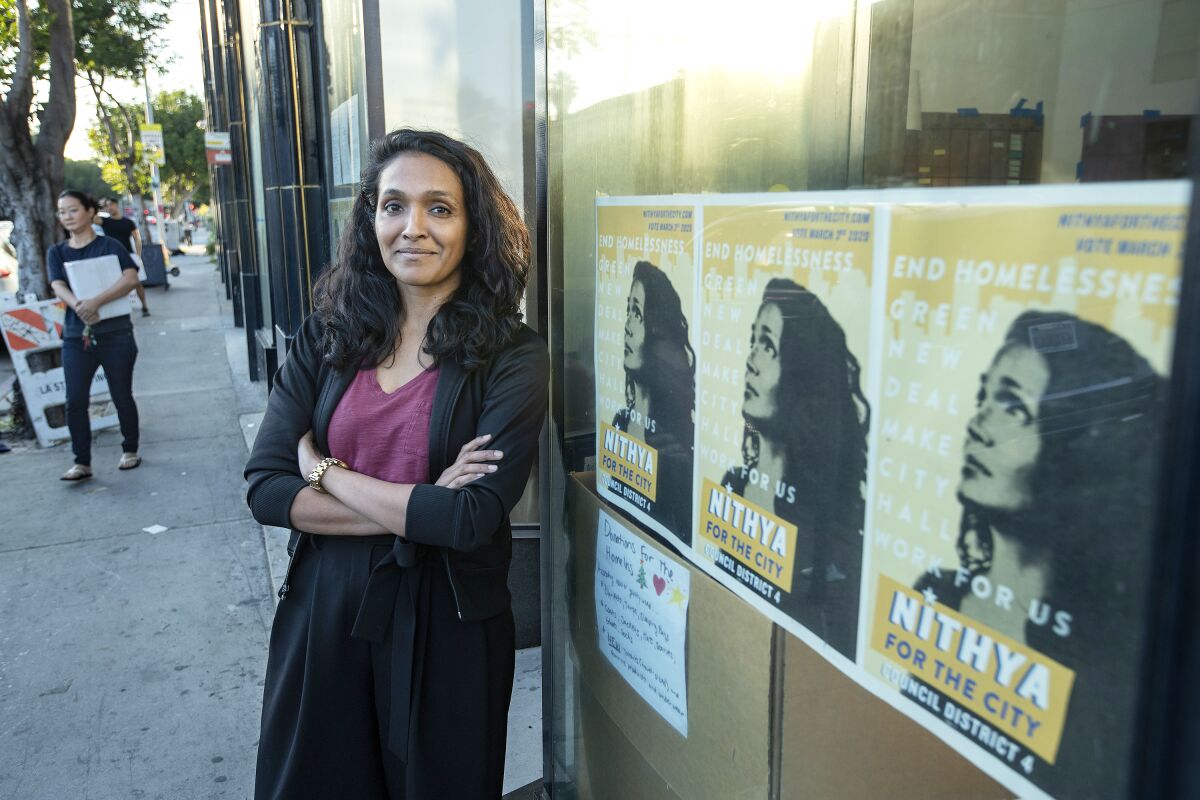 Los Angeles City Council member Nithya Raman.