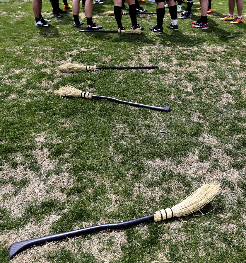 Teams brought their brooms to play in the seventh annual International Quidditch World Cup in North Myrtle Beach, S.C., this month.