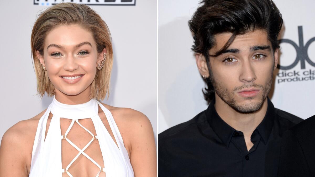 Model Gigi Hadid and singer Zayn Malik appear to be dating.