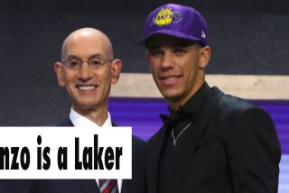 The Lakers select Lonzo Ball with the No. 2 pick in the NBA Draft