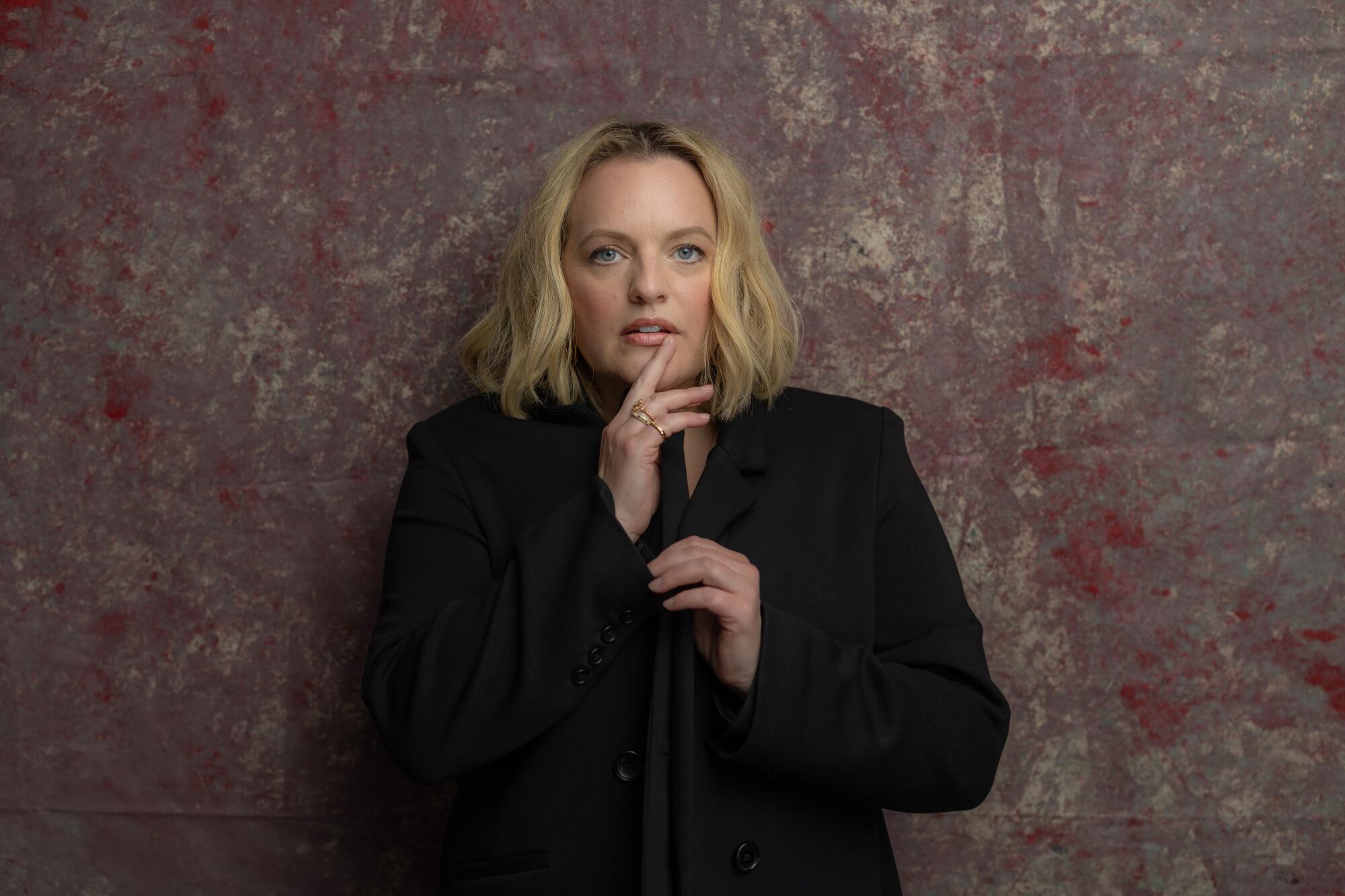 Elisabeth Moss of "The Handmaid's Tale" poses for a portrait in Los Angeles.